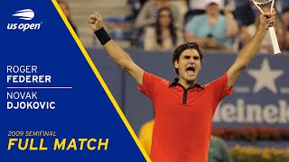 Roger Federer vs Novak Djokovic Full Match | 2009 US Open Semifinal