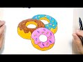 How to Draw a Donut Step by Step