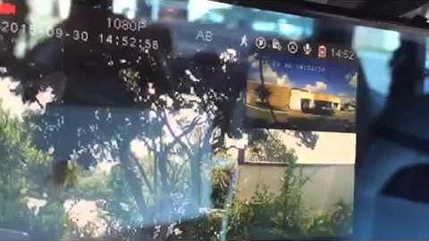 Pyle Rear View Mirror Dual Car Camera DVR Backup Camera Full HD 1080: DEMO