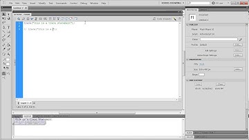 Flash CS4/CS5 ActionScript Tutorial: Comments
