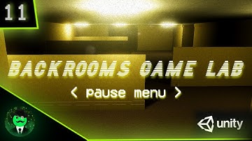Pause Game -  Backrooms Game Lab (Make a Backrooms Game)