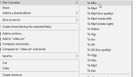 How to Batch Convert Audio, Video,PDF Free With Right Click On Windows