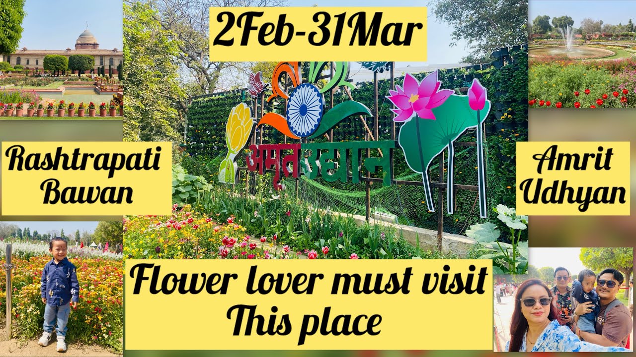 A must visit place in delhi from Feb-Mar @amrit_udhyan #rashtrapatibhawan #flowerlover 