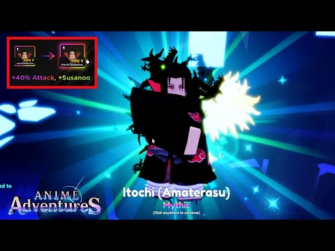 NEW* ITOCHI (SUSANOO) IS INSANELY OP! META BURN UNIT *UPDATE 10.7.5* In Anime  Adventures! Roblox 