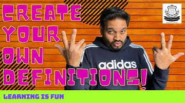 How to create well structured definitions | write definitions like a pro | define anything easily