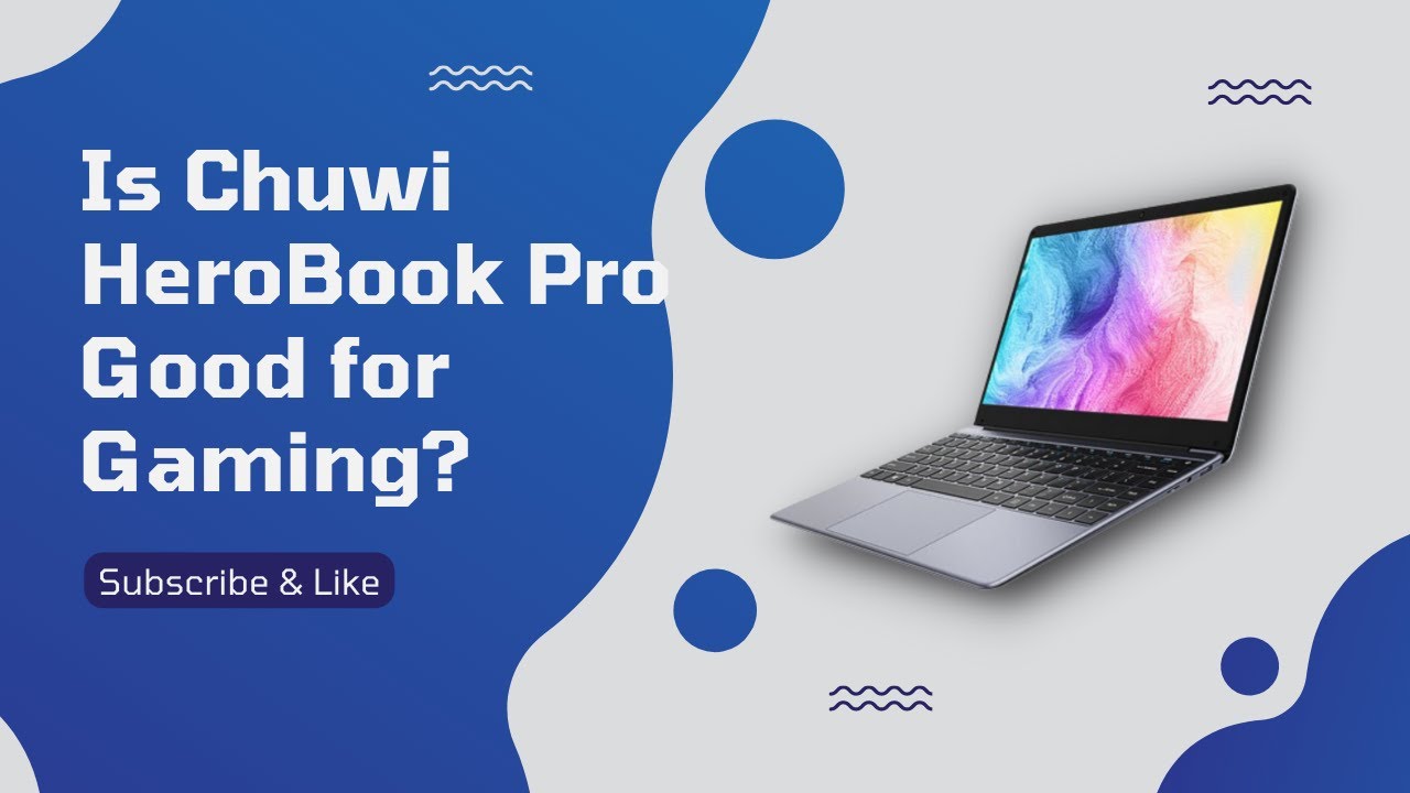 Chuwi HeroBook Pro 8Go/256Go – Ordinateur Portable 14.1”