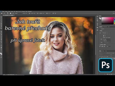 Jak tvořit barevné přechody při úpravě fotek - Photoshop tutorial