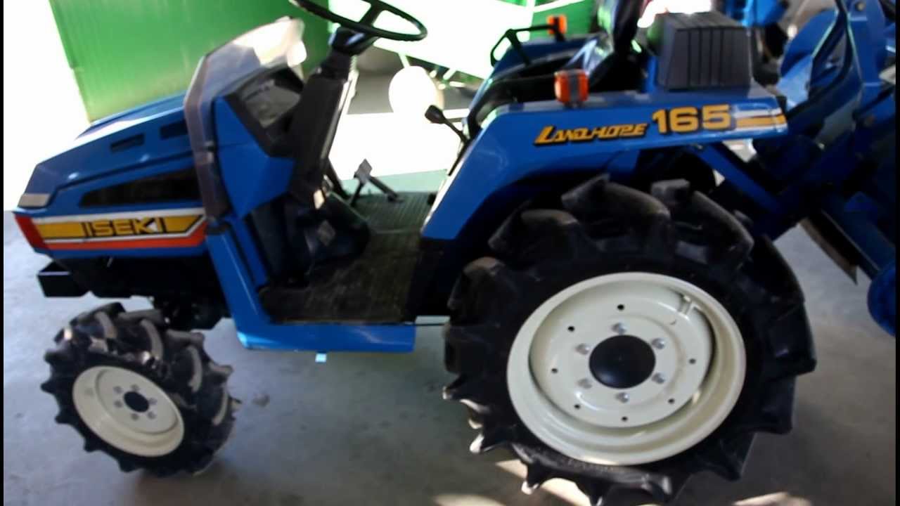 Mini tractor Iseki Land Hope 165 YouTube