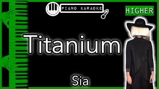 Titanium (HIGHER +3) -  David Guetta ft. Sia - Piano Karaoke Instrumental chords