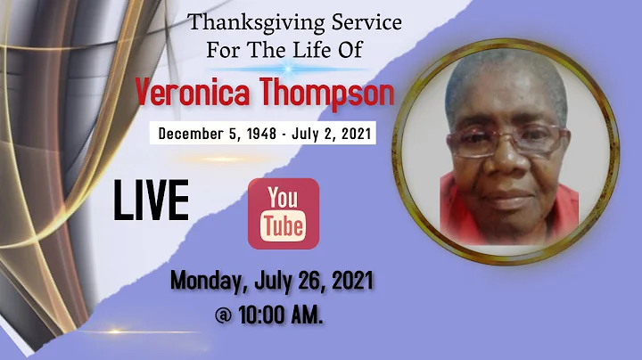 Thanksgiving Service - Veronica Thompson