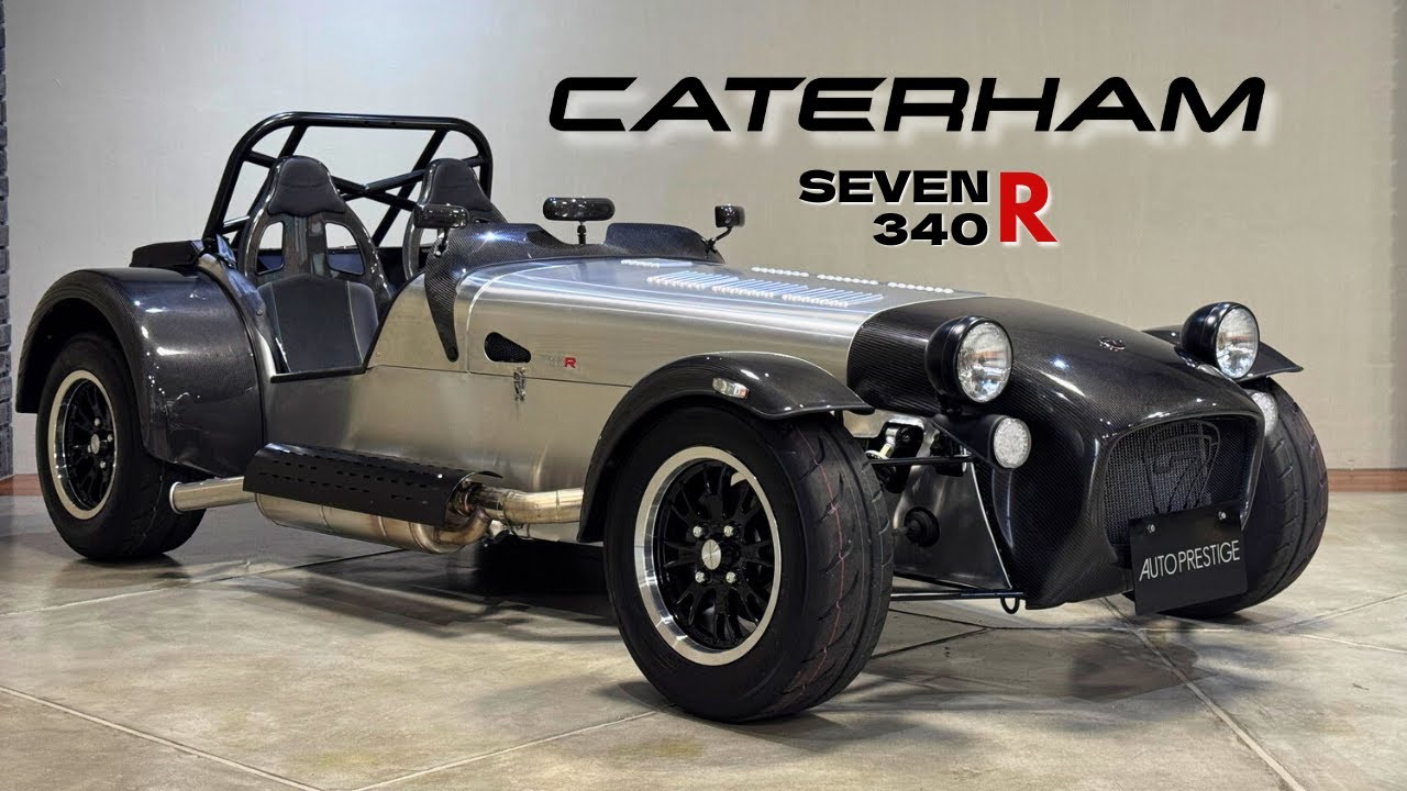 New Model CATERHAM SEVEN 340R Carbon/Aluminium - YouTube