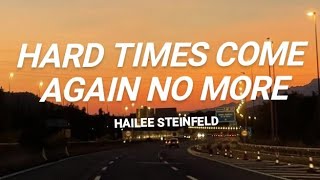 Hailee Steinfeld- Hard Times Come Again No More (lyrics) from 'Dickinson Season 3'