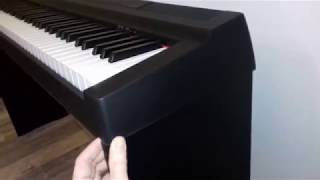 Yamaha P125B unboxing & assembly #4