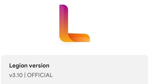 Legion OS 3.10 | Picasso - Redmi K30 5G | Smooth and Error Free