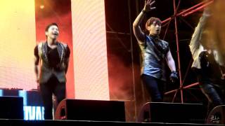 [FANCAM] 110722 CaBi Summer Wave Festival - Hands Up (Chansung focused)