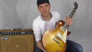 Try to get the Santana sound with a1959 Gibson Les Paul and Mesa Boogie Mark 1