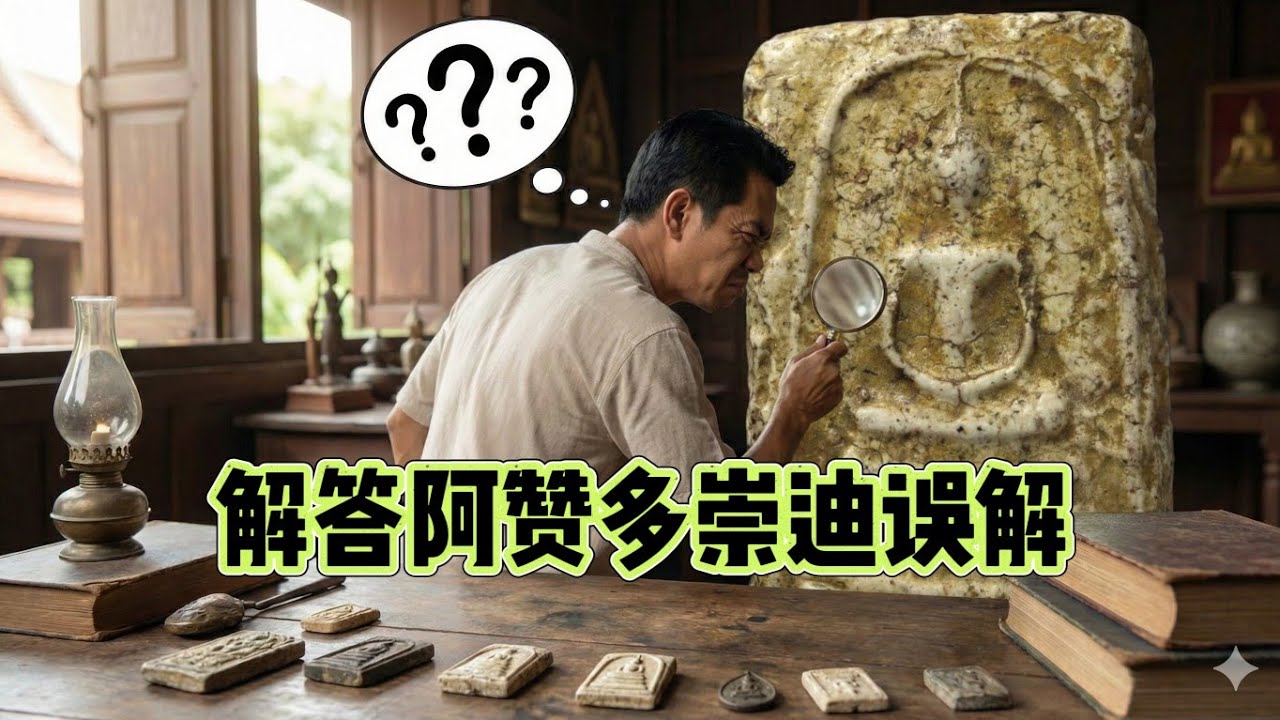 解答阿赞多崇迪佛牌误解，吐槽低能牌商误导