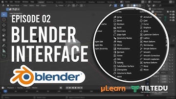 EP #2 - All the Basics You Need to Know About the Blender Interface | #TILTEDU