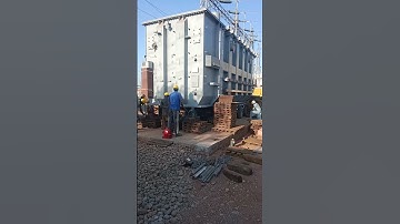 Power transformer (jack & de tracked)#substation #power #transformers #electrical #transmission