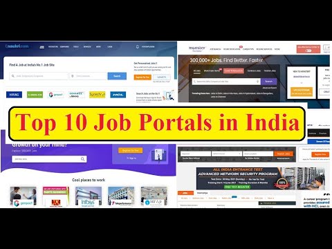 Top 10 Job Portals in India| Job Sites| Fresher job
