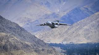 Takeoff | IAF IL-76 | Leh #takeoff  #iaf  #ladakh