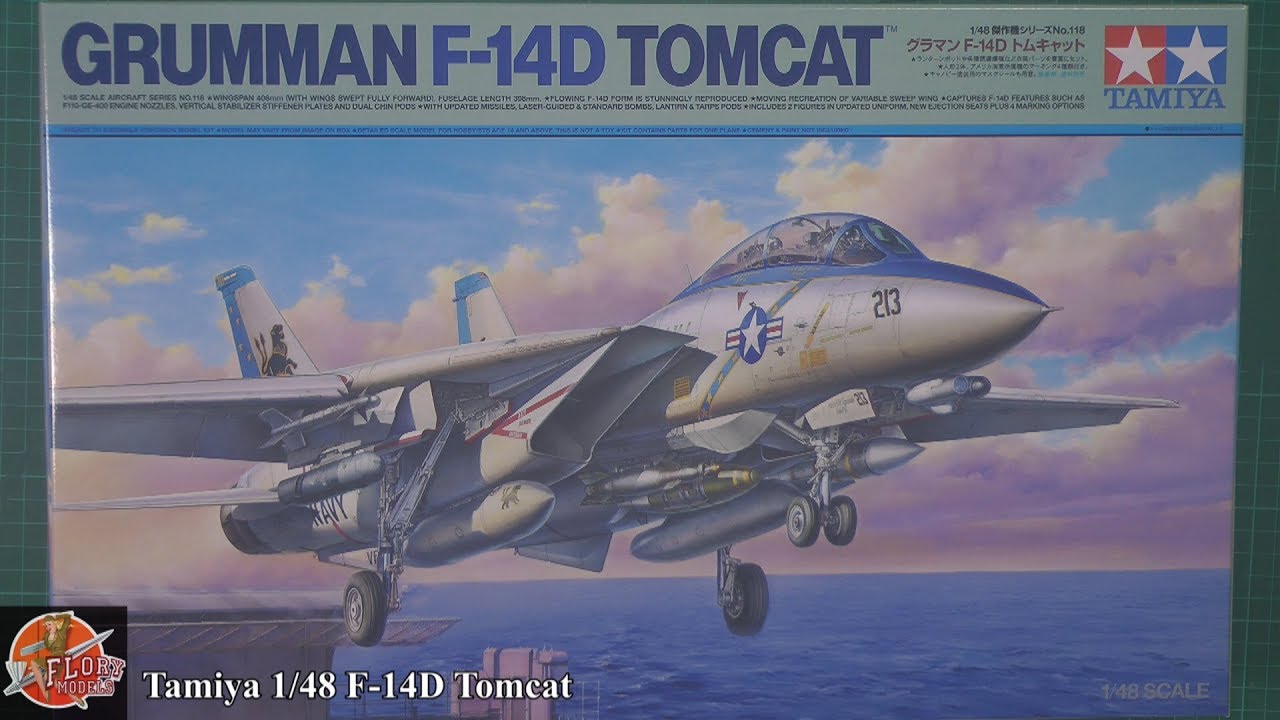Tamiya 1/48 F-14D Tomcat review - YouTube