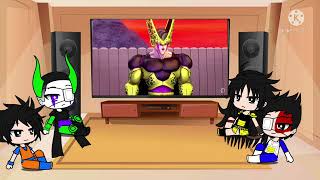 Goku and Vageta and Cell and Raditz Watch to Cell in hell￼