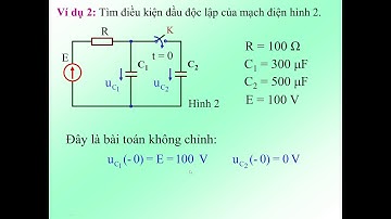 Xác định điều kiện đầu của bài toán mạch điện quá độ