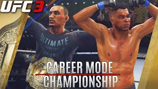 CHAMPIONSHIP Title Fight Is A Brawl! EA Sports UFC 3 GOAT Career Mode!