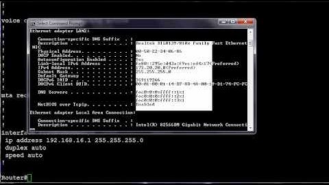 DHCP on Cisco Router