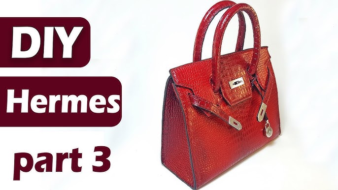 Top Grain Leather Birkin Bag DIY Kit - Birkin Inspired Bag