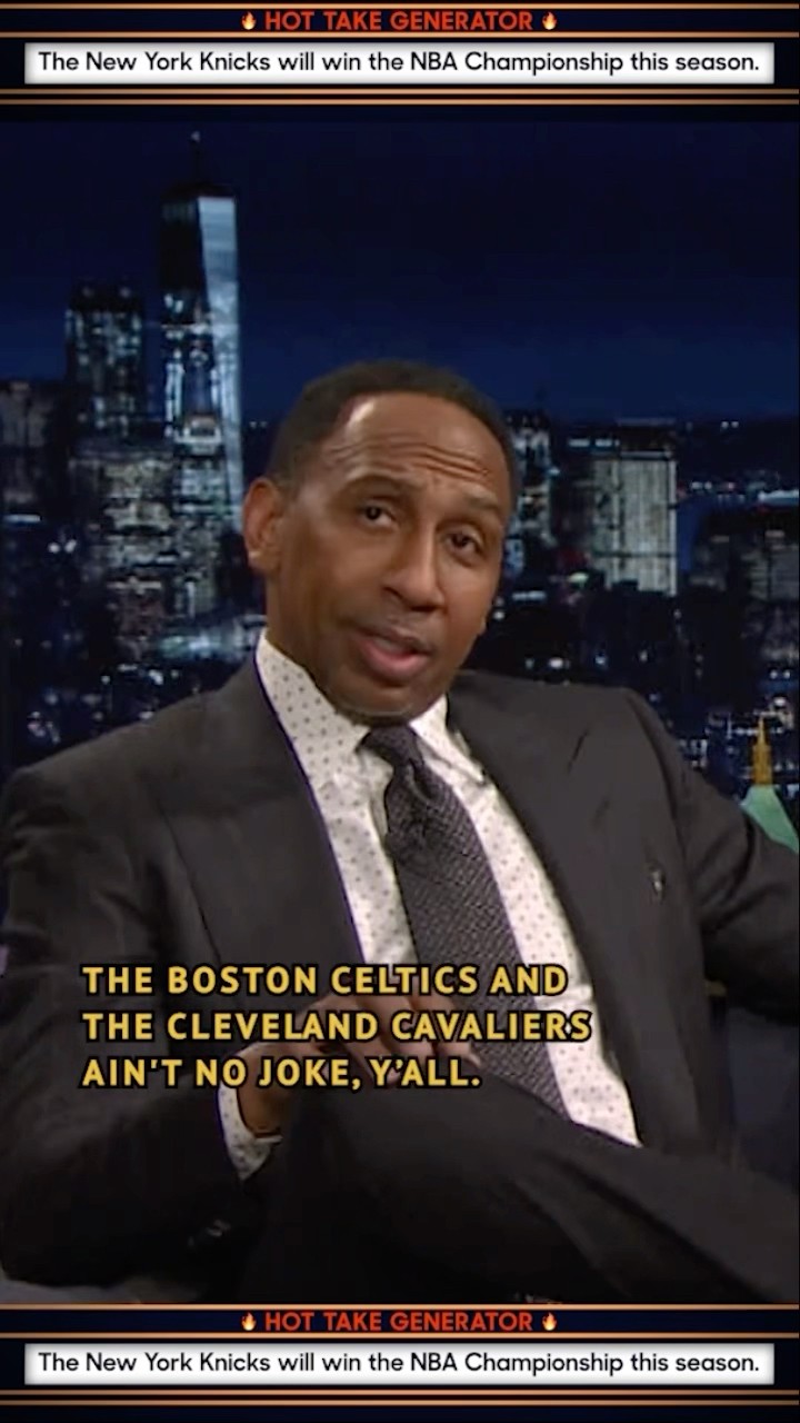 #StephenASmith shares his hot takes on the #Knicks, #TaylorSwift, and a presidential campaign!