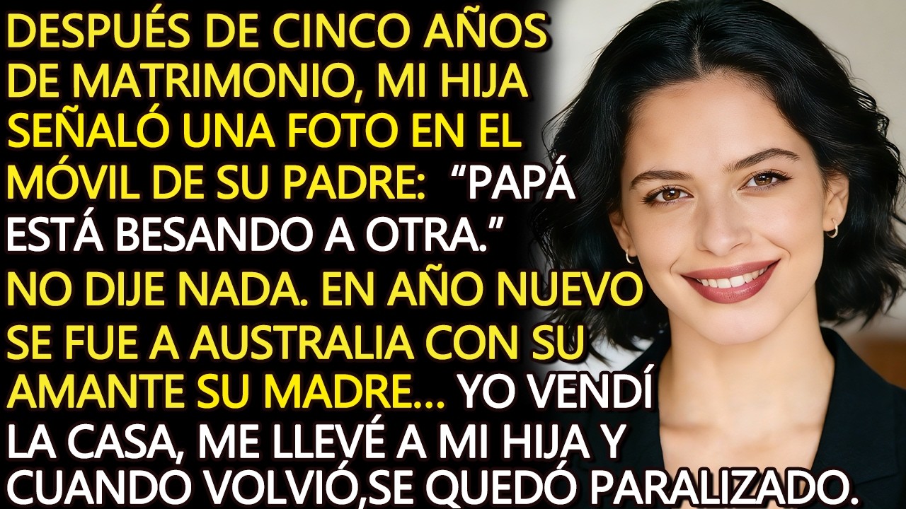 Descubrí su infidelidad y guardé silencio… cuando volvió de Australia con su amante. yo ya no estaba