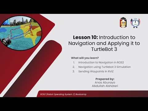 Lesson 10: Introduction to Navigation and Applying it to TurtleBot 3 ...