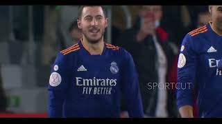 Eden Hazard vs elche goals highlight copadelrey 2022