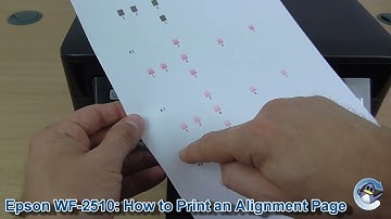 Epson WorkForce WF-2510WF: How to do Print Head Alignment