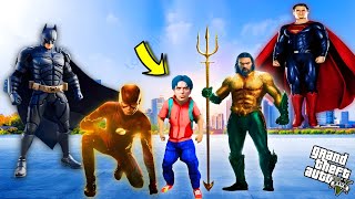 DC Superhero တွေက ကျနော့်ကိုမွေးစားခဲ့တယ်/ Adopted by Superheroes in GTA V