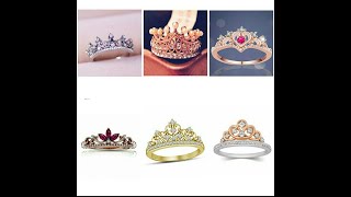 Most Beautiful Crown Ring Designs Collection | Engagement Ring Designs | Fashion Motivation