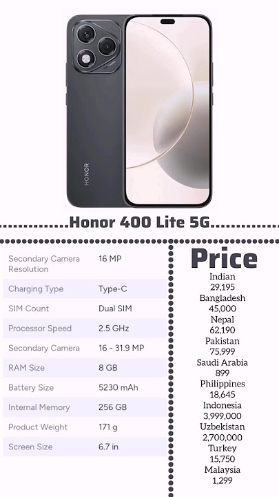 Honor 400 Lite 5G Review #phonereview #honor #honor400lite #honor400