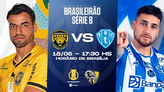 AMAZONAS X PAYSANDU | BRASILEIRÃO SÉRIE B 2024 | AO VIVO E COM IMAGENS