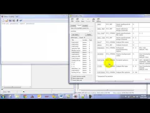 Getting Started with Python and Geomatica - Creating Your First Script (Episode 2)