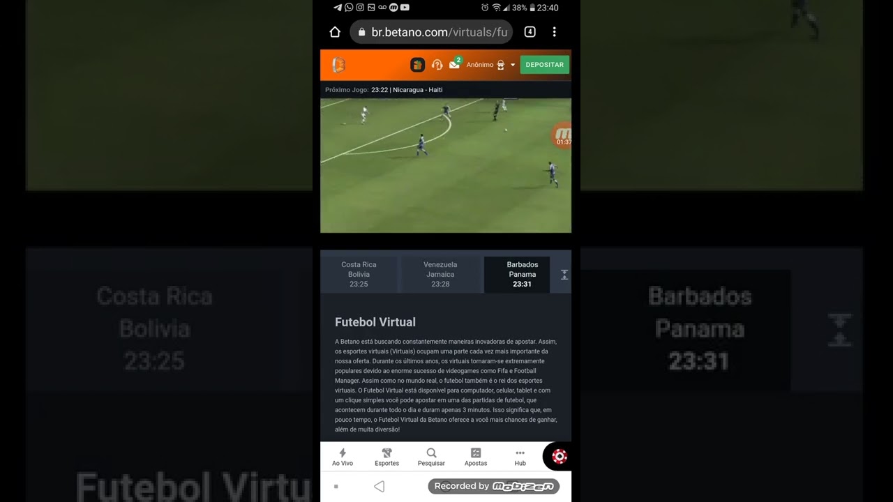 tabela de analise futebol virtual