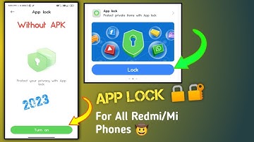 Redmi Phone Me App Lock Kaise Lagaye ? How To App Lock In Redmi Note 8 /POCO। New method 2023