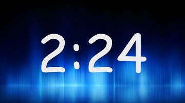 2:24 Minutes Timer / Countdown from 2min 24sec