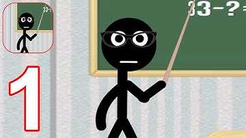 Stickman School Escape - Gameplay Walkthrough Part 1 Full Gameplay (Android, iOS)