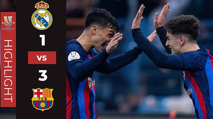 El Clasico | Real Madrid VS Barcelona Highlights All Goals | Supercopa | Spanish Super Cup Final2023