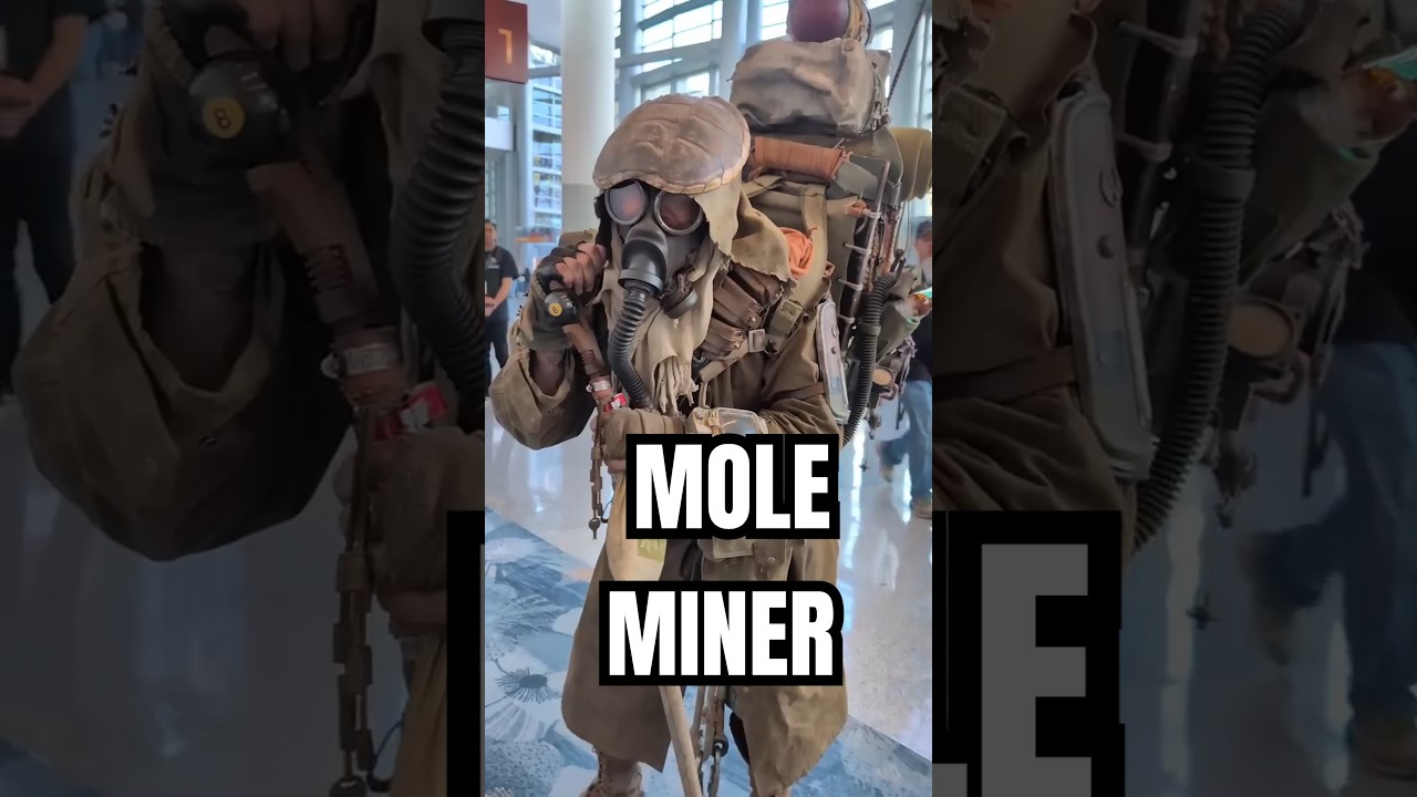 INCREDIBLE Mole Miner Fallout Cosplay from Wondercon #cosplay #fallout