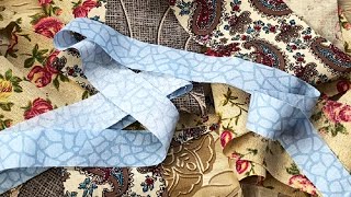 Один простой способ, как шить красиво из некрасивых лоскутков ткани. DIY мастер класс