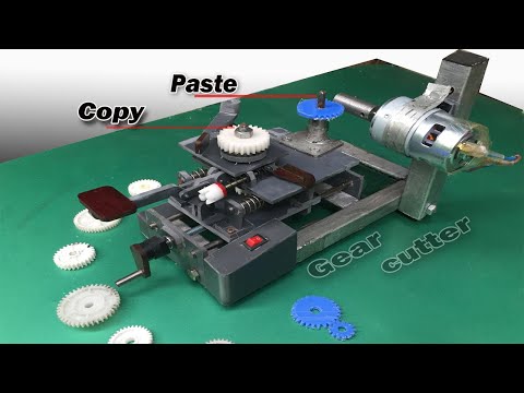 How to Make a Gear Copy Machine | Simple Gear cutter