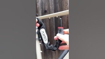 This Bike Lock has a Built-In Alarm #shorts